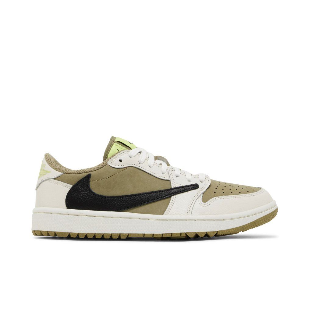 Air Jordan 1 Retro Low Golf Travis Scott Neutral Olive