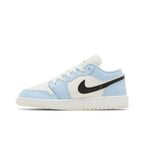 Air Jordan 1 Low Ice Blue Black (GS)