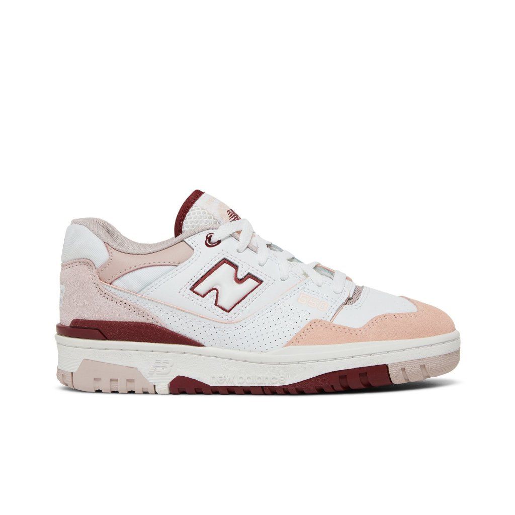 New Balance 550 White Scarlet (W)
