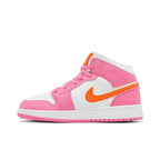 Air Jordan 1 Mid Pinksicle Safety Orange (GS)