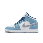 Air Jordan 1 Mid SE French Blue Light Steel (GS)