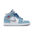 Air Jordan 1 Mid SE French Blue Light Steel (GS)
