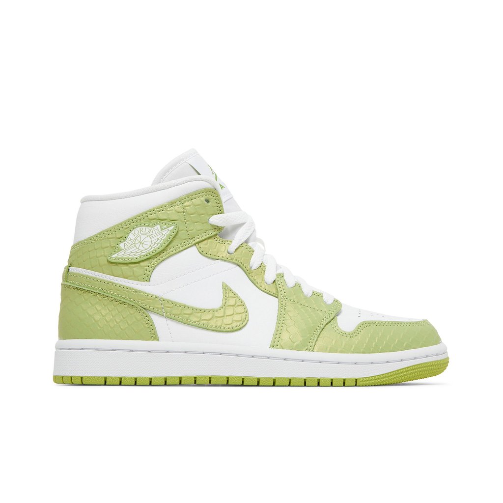 Air Jordan 1 Mid Green Python (W)