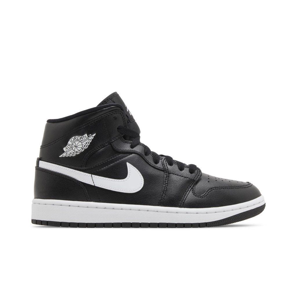 Air Jordan 1 Mid Black White (W)