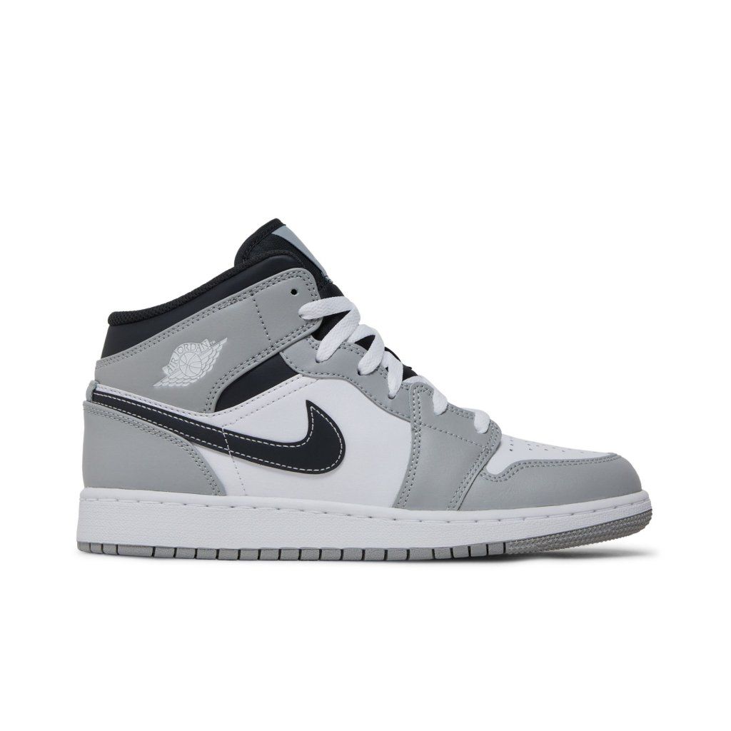 Air Jordan 1 Mid Light Smoke Grey (GS)