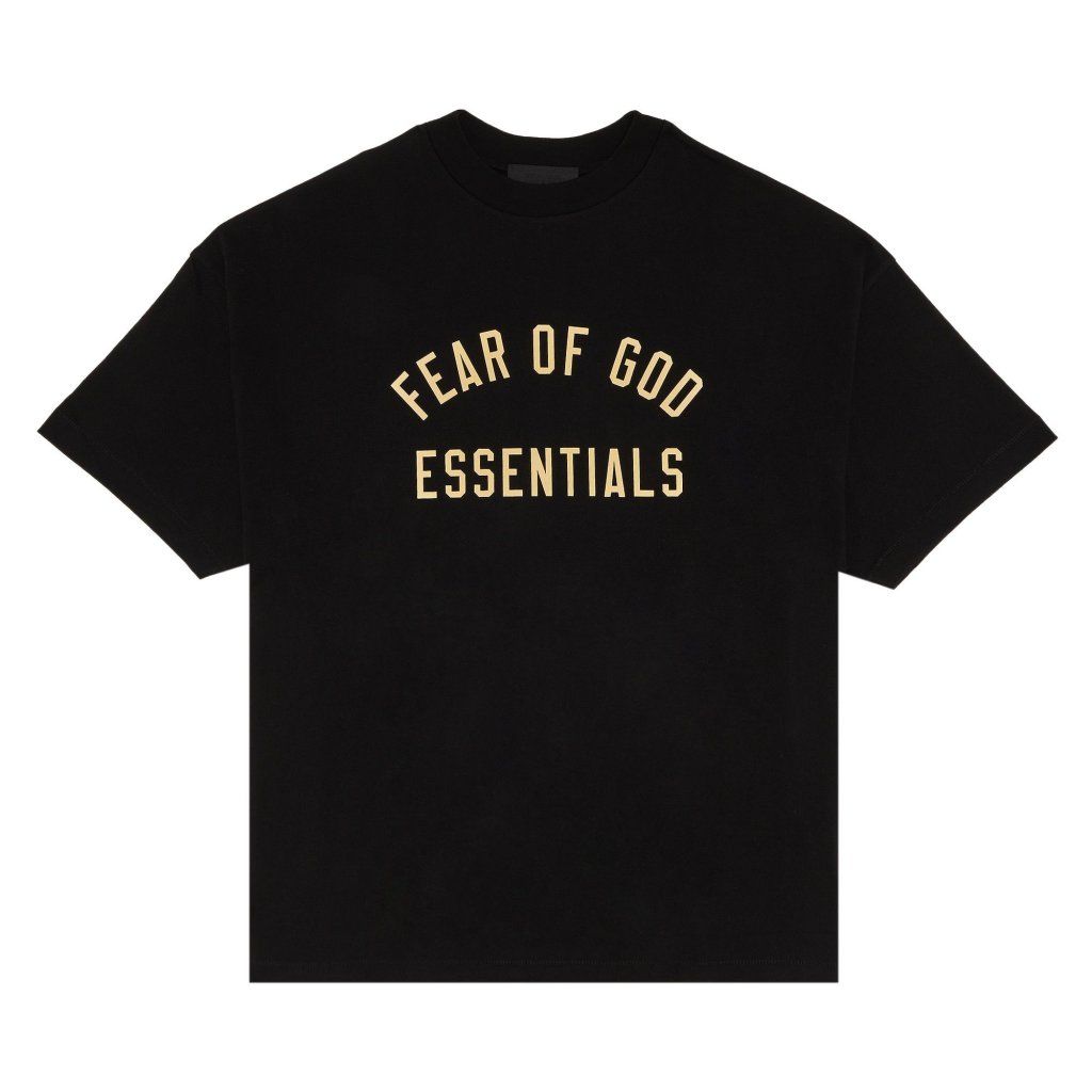 Fear of God Essentials Jersey Crewneck Tee Black