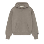Fear of God Essentials Classic Fleece Zip-Up Hoodie Homestead Heather