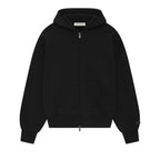 Fear of God Essentials Classic Full Zip-Up Hoodie Jet Black