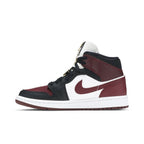Air Jordan 1 Mid SE Black Dark Beetroot (W)