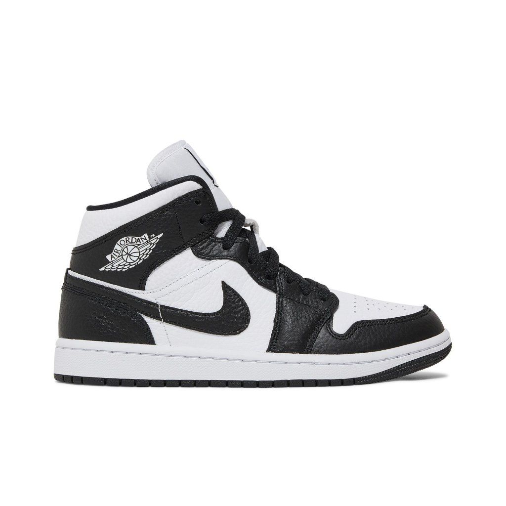 Air Jordan 1 Mid Split Black White (W)