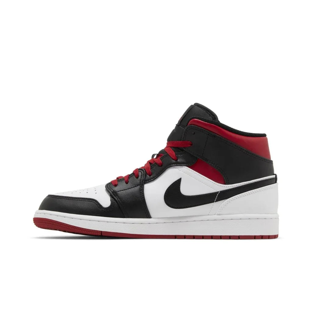 Air Jordan 1 Mid Gym Red Black Toe