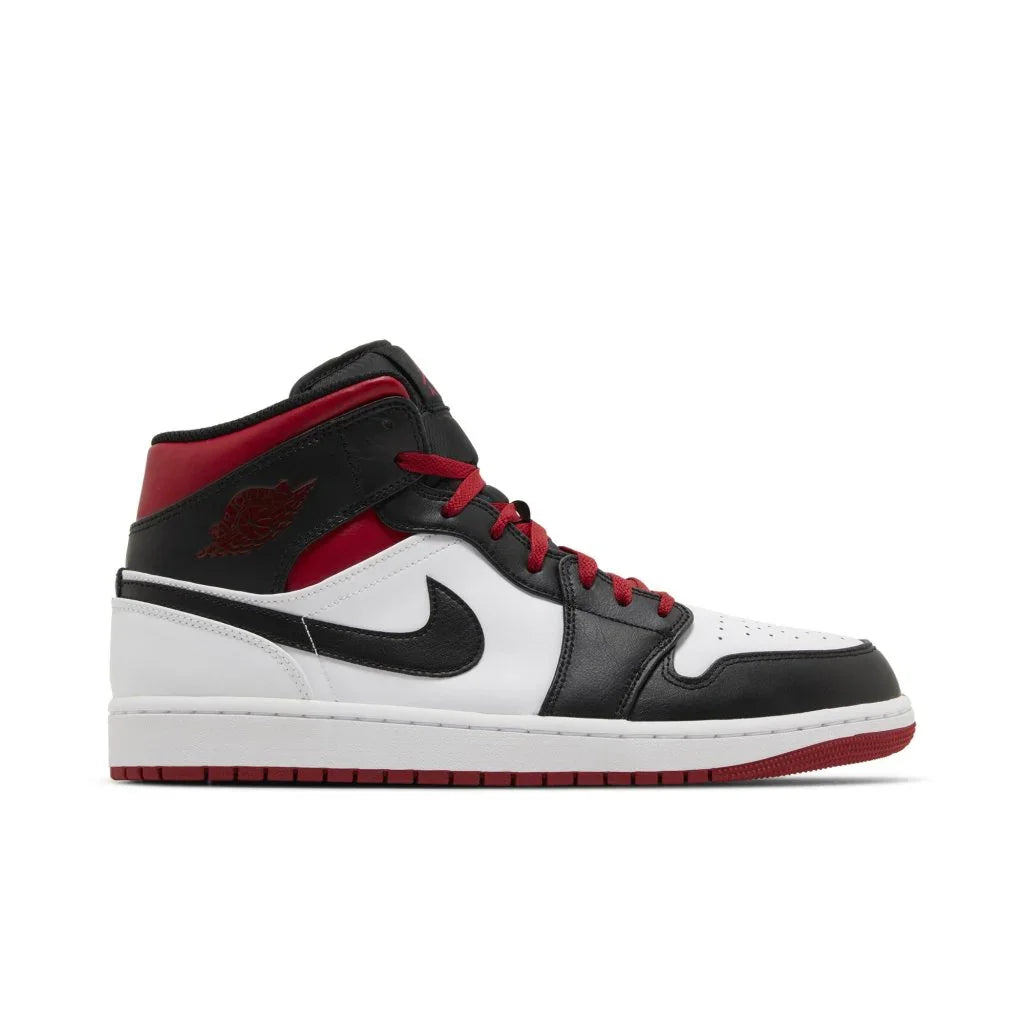 Air Jordan 1 Mid Gym Red Black Toe