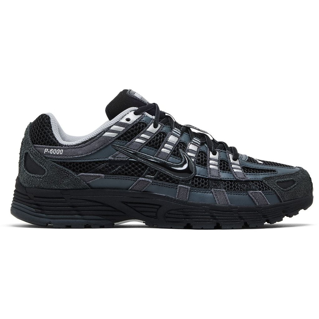Nike P-6000 Suede Anthracite Metallic Silver
