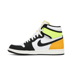 Air Jordan 1 Retro High White Black Volt University Gold