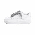 Nike Air Force 1 White - Gray Rope Laces