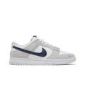 Nike Dunk Low White Grey Navy Aqua Mini Swoosh