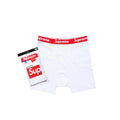 Supreme Hanes Boxer Briefs (4 Pack) White