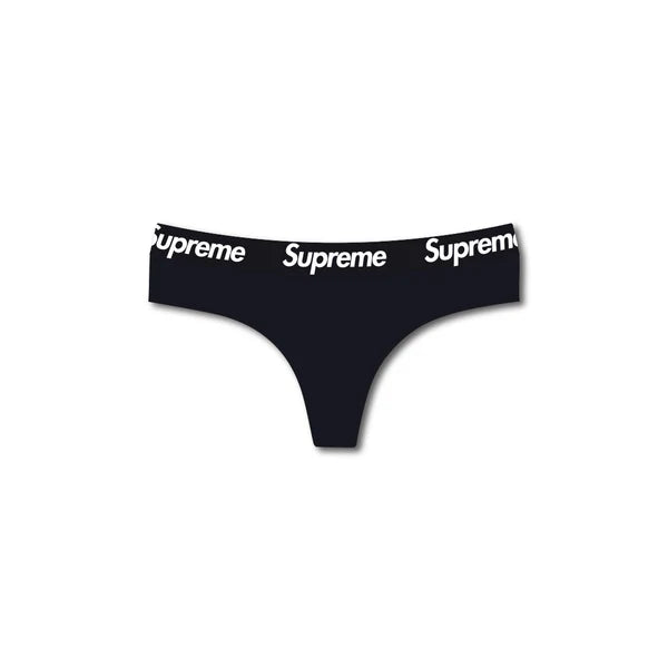 Supreme Custom Panties Black