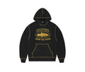 Corteiz Alcatraz Contrast Hoodie Black & Yellow