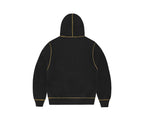 Corteiz Alcatraz Contrast Hoodie Black & Yellow