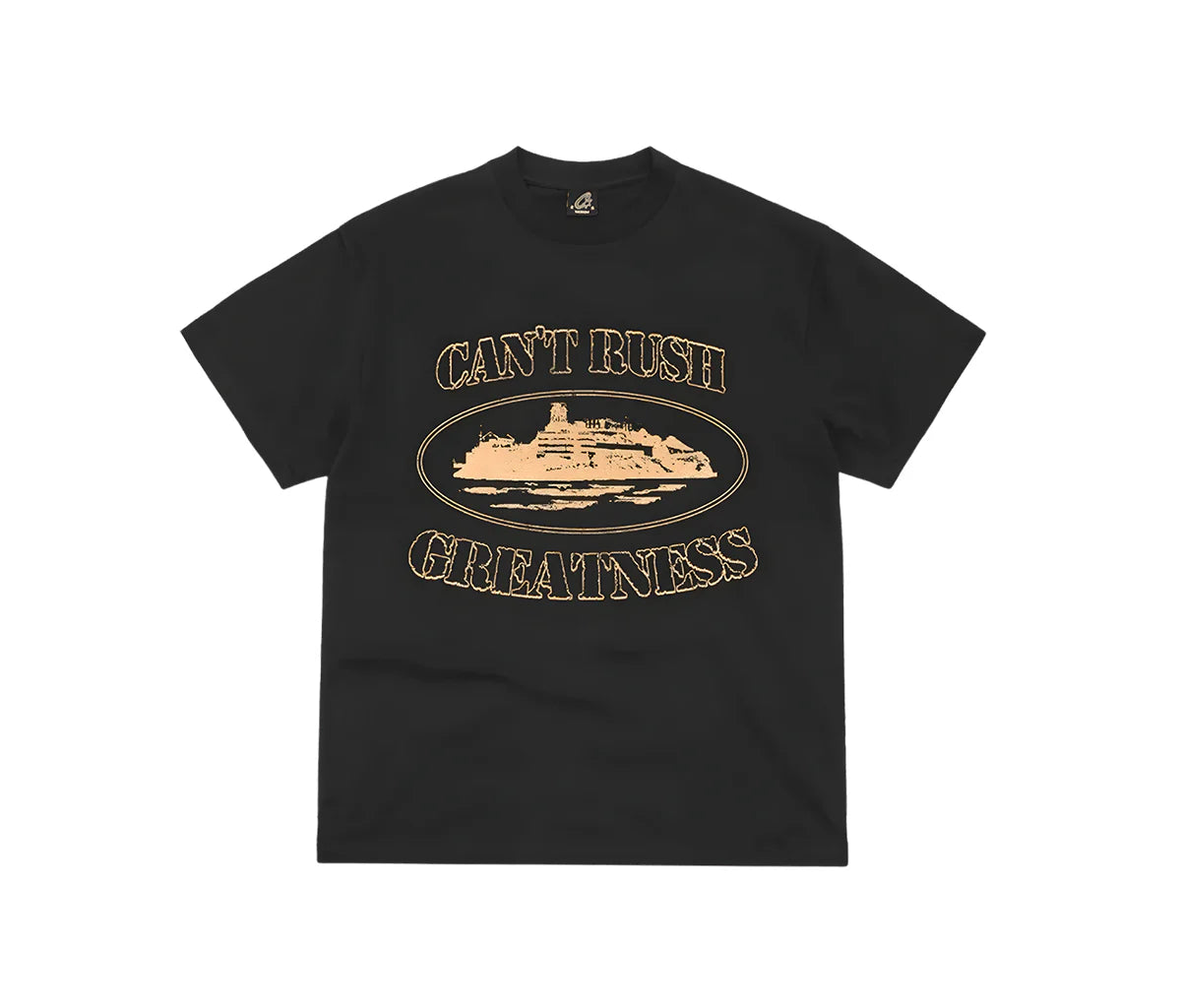 Corteiz x Cental Cee Can't Rush Greatness Tee Black