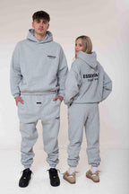 Fear of God Essentials Fleece Light Heather Gray Set