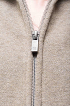 Fear of God Essentials Classic Fleece Zip-Up Hoodie Homestead Heather