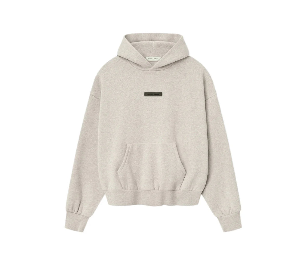 Fear of God Essentials Classic Fleece Hoodie Heather Stone