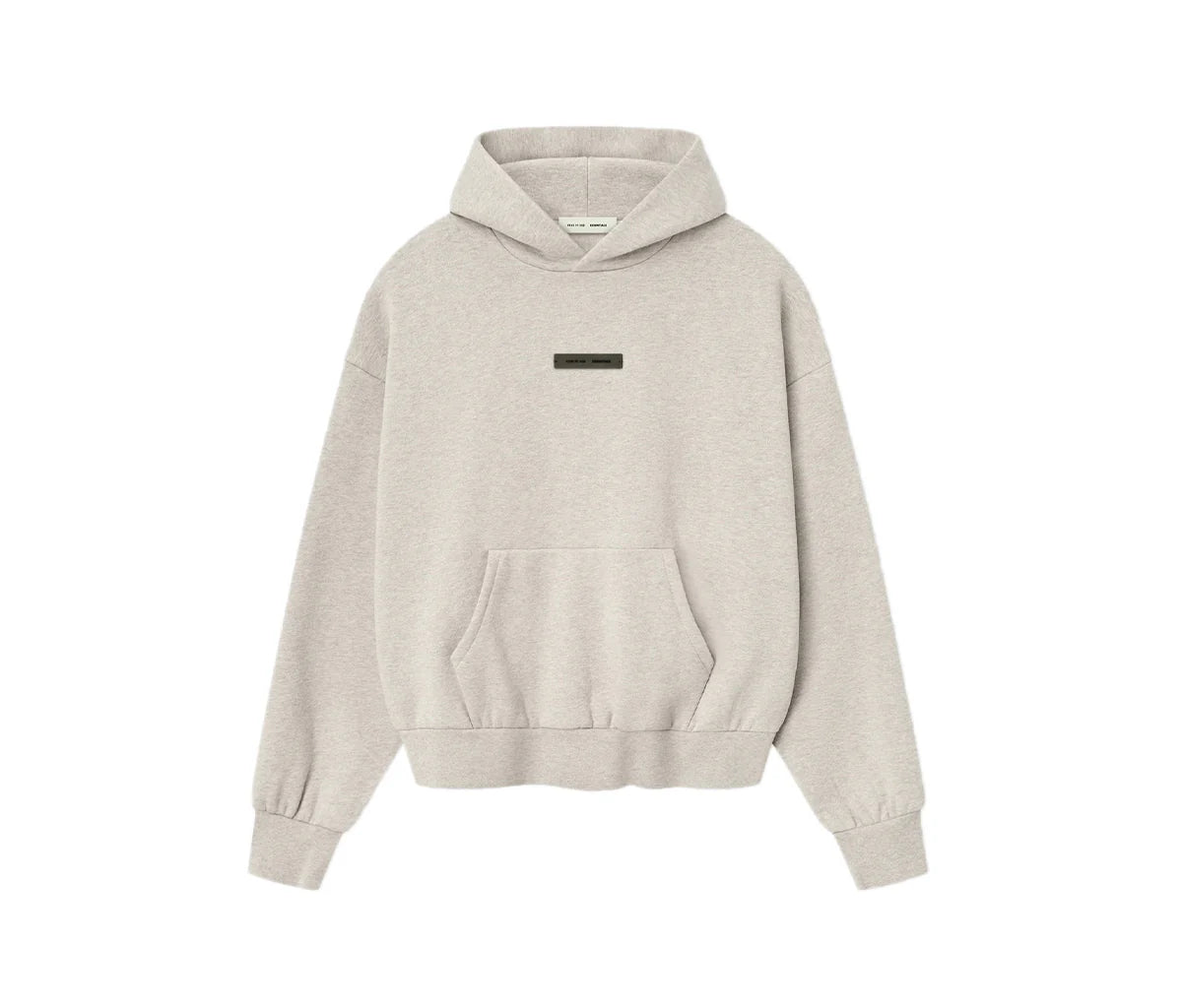 Fear of God Essentials Classic Fleece Hoodie Heather Stone