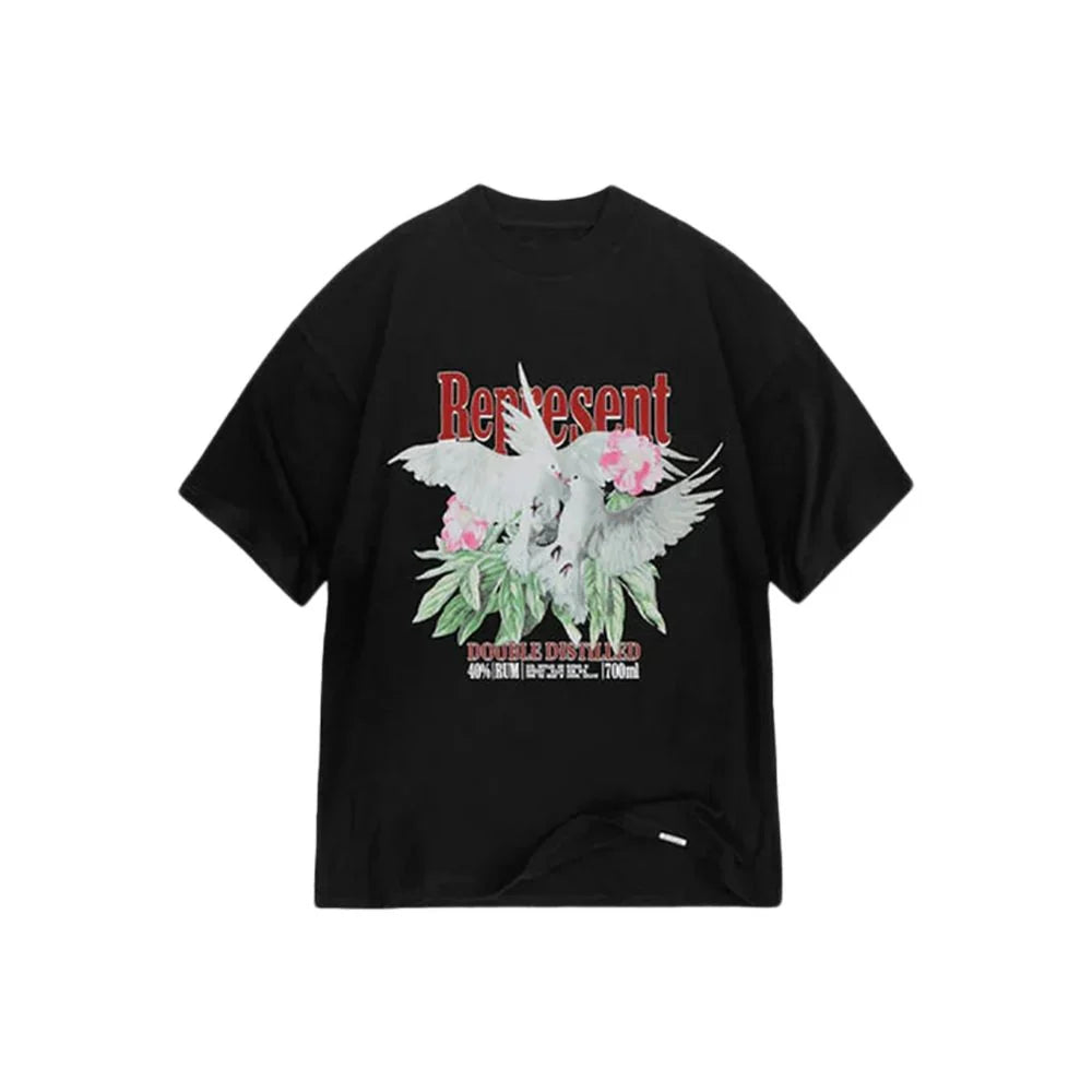 Represent Double Distilled T-shirt Off Black