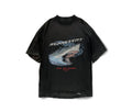 Represent Only The Strong Survive Shark Vintage Black T-Shirt