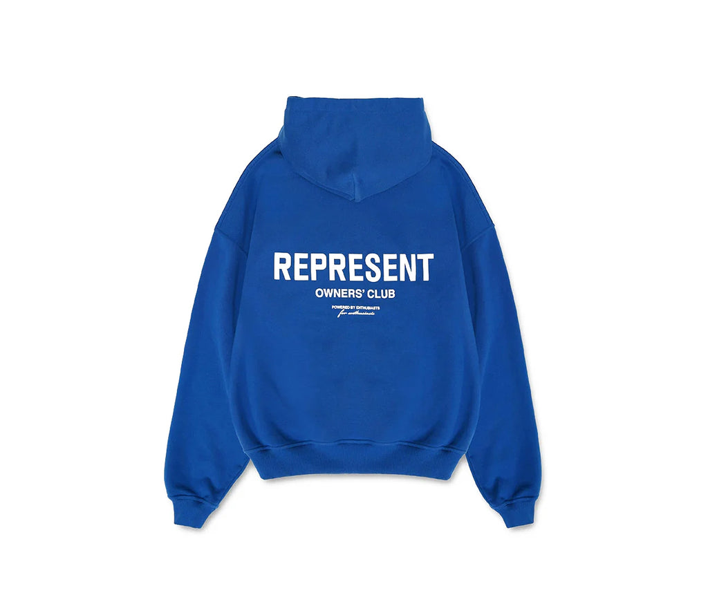 Represent Owner's Club Hoodie Cobalt Blue/White