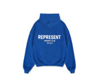 Represent Owner's Club Hoodie Cobalt Blue/White