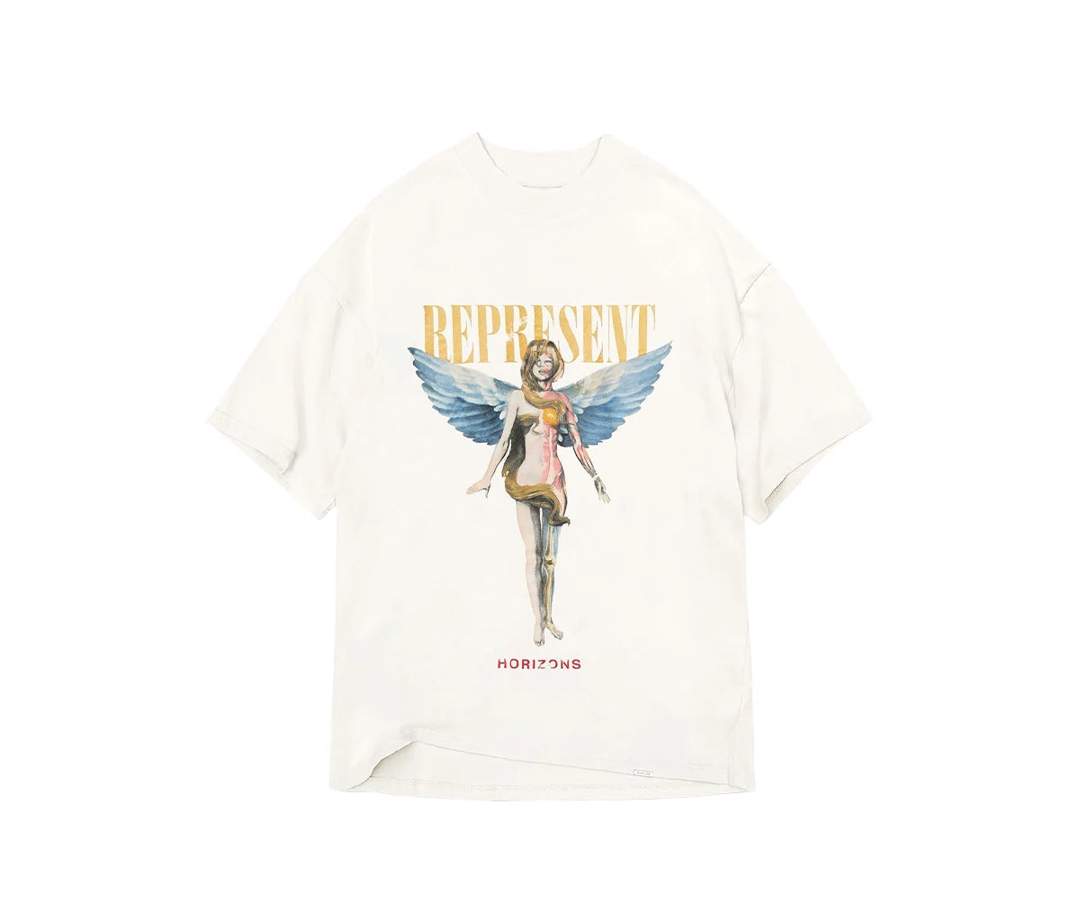 Represent Reborn T-Shirt Flat White