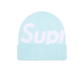 Supreme Big Logo Beanie (FW25) Light Blue
