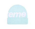 Supreme Big Logo Beanie (FW25) Light Blue