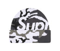 Supreme Camo Big Logo Beanie Snow Camo