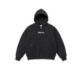 Supreme MM6 Maison Margiela Box Logo Zip Up Hooded Sweatshirt Black