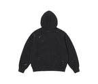 Supreme MM6 Maison Margiela Box Logo Zip Up Hooded Sweatshirt Black