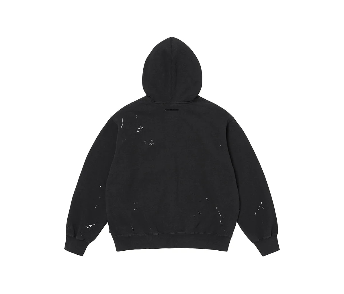 Supreme MM6 Maison Margiela Box Logo Zip Up Hooded Sweatshirt Black