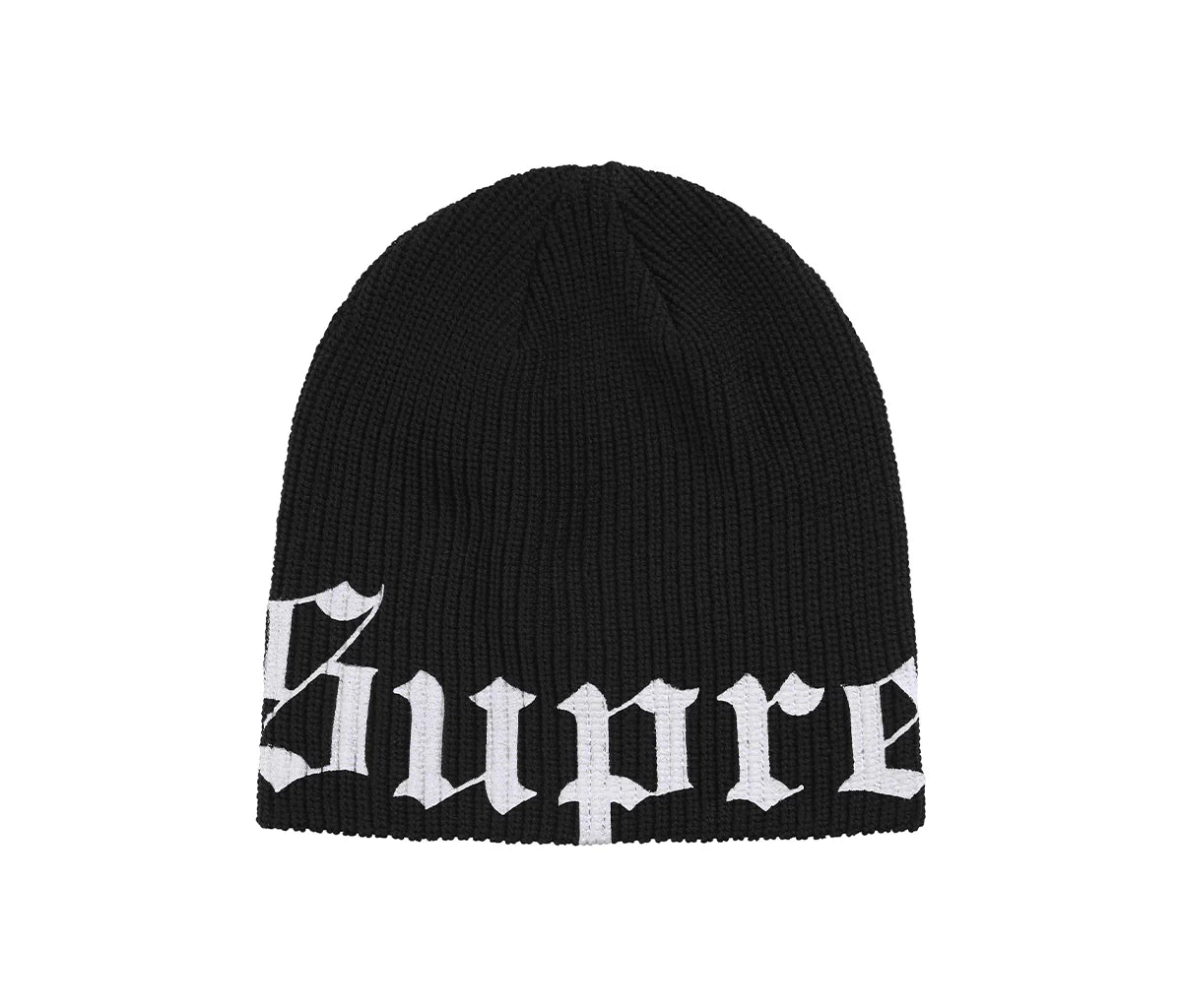 Supreme Old English Printed Beanie (SS26) Black