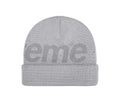 Supreme Studded Knockout Big Logo Beanie Grey