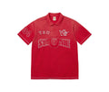 Supreme True Religion Applique Polo Red