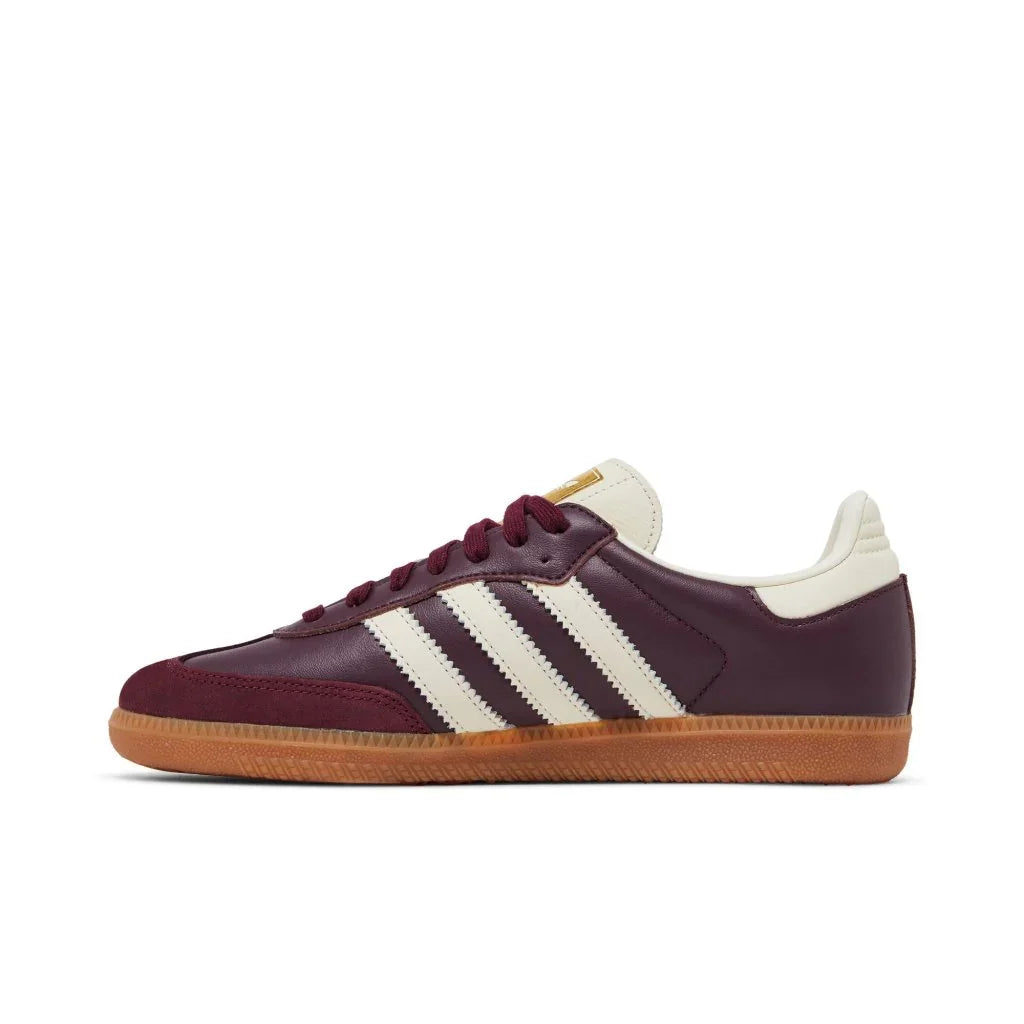 Adidas Samba OG Maroon Gold Metallic dámské tenisky