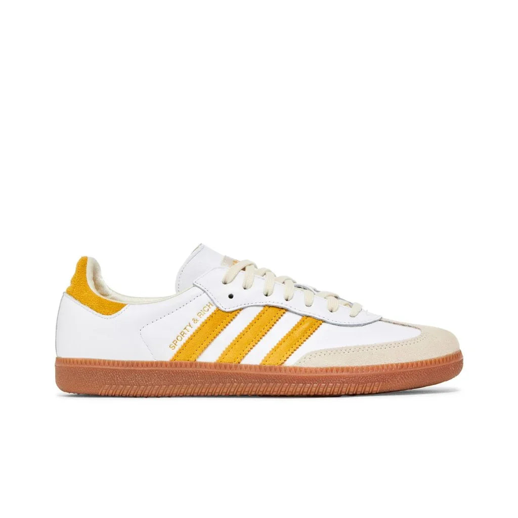 Adidas Samba Sporty & Rich White Bold Gold pánské tenisky