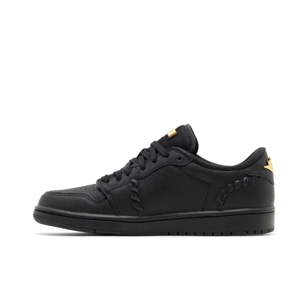 Air Jordan 1 Low Method of Make Black Metallic Gold unisex tenisky