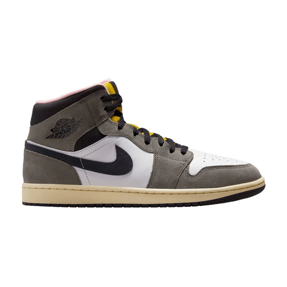 Air Jordan 1 Mid SE White Cave Stone