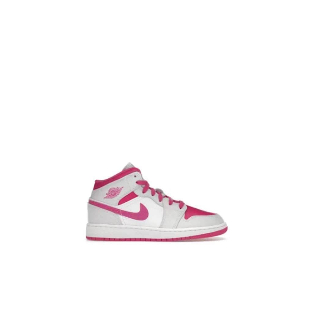 Air Jordan 1 Mid Fire Pink (GS) - Air Jordan 1 Mid