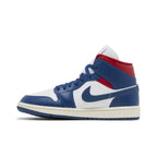 Air Jordan 1 Mid French Blue Gym Red dámské tenisky