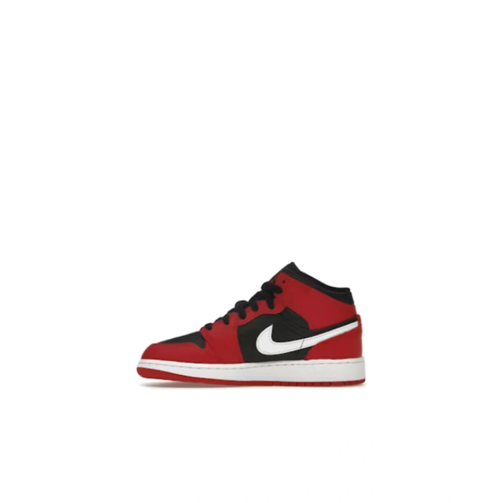Air Jordan 1 Mid Gym Red Black White (GS) - Air Jordan 1 Mid